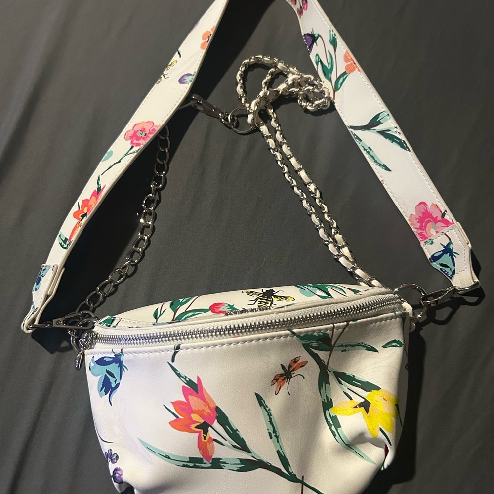 Betsey Johnson Botanical Crossbody Belt Bag